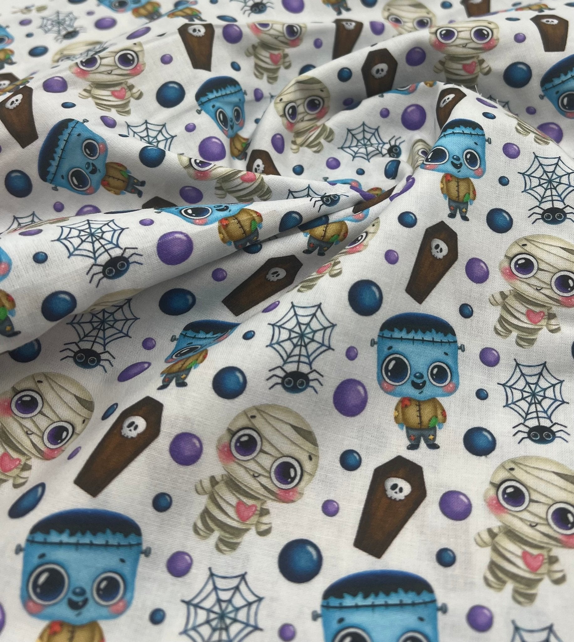 Cartoon Halloween Cotton 115 GSM 100% Cotton Fabric - T9 Fabrics